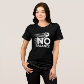 Defy Balance: de kunst van het bewegen T-shirt (Voorkant volledig)