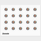 Defy Empower Impact Clic-Sticker Ronde Sticker (Vel)