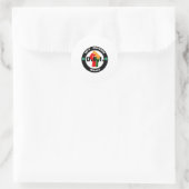 Defy Empower Impact Clic-Sticker Ronde Sticker (Tas)