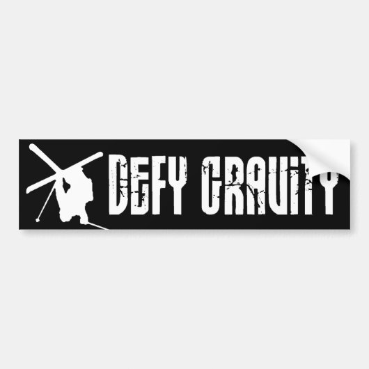 Defy Grasive Bumpersticker (Voorkant)