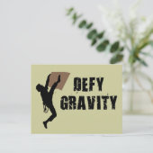Defy Gravity Briefkaart (Staand voorkant)
