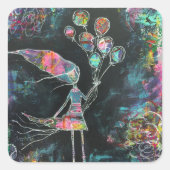 Defy Logic Art Stickers (Voorkant)