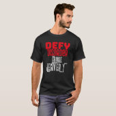 Defy-stoornis, kies herstel boulimia nervosa t-shirt (Voorkant volledig)