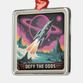 Defy The Odds Metalen Ornament (Links)