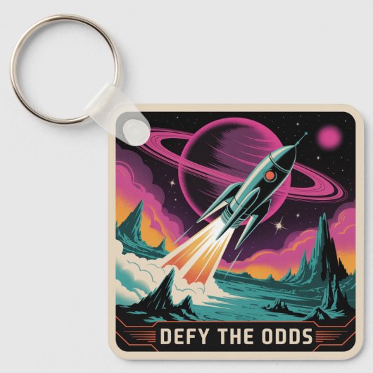 Defy The Odds Sleutelhanger (Voorkant)
