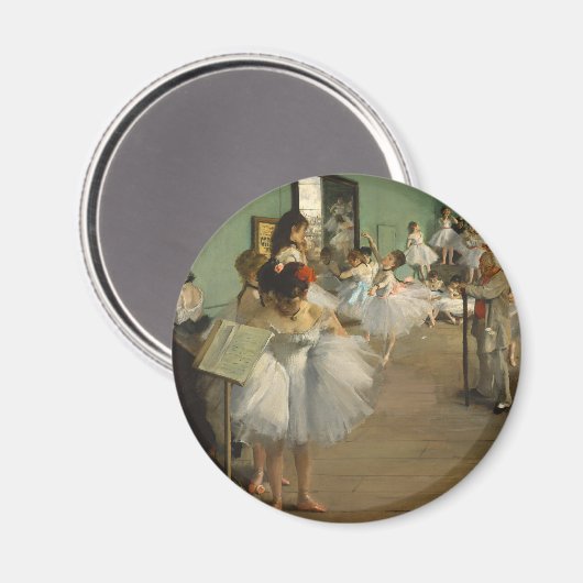 Degas Art Dance Class Painting Ballet Magneet (Voorkant / Achterkant)