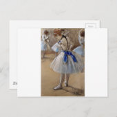 degas ballerina art briefkaart (Voorkant / Achterkant)