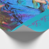 Degas Ballerina kerstcadeautje, briljant! Cadeaupapier (Hoek)