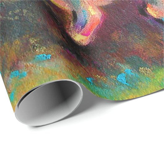 Degas Ballerina kerstcadeautje, briljant! Cadeaupapier (Rol Hoek)