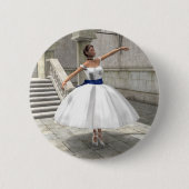 Degas Ballerina Ronde Button 5,7 Cm (Voorkant)
