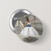 Degas Ballerina Ronde Button 5,7 Cm (Voorkant /achterkant)