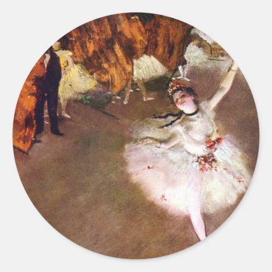 Degas: Ballerina Ronde Sticker (Voorkant)