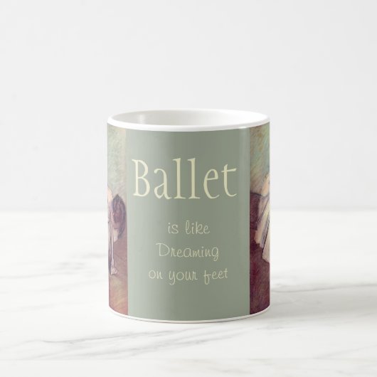 Degas Ballet Art en Quote Koffiemok (Center)