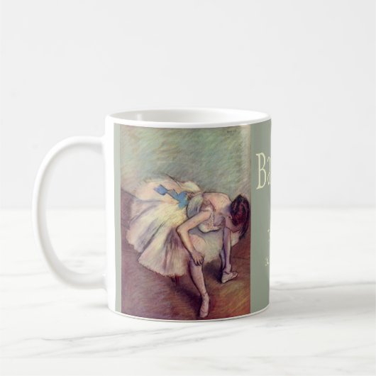 Degas Ballet Art en Quote Koffiemok (Links)