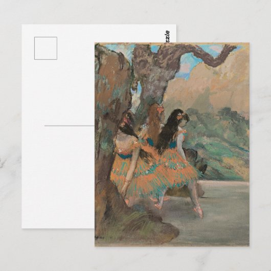 Degas - Ballet Dancers, 1877, Briefkaart (Voorkant / Achterkant)