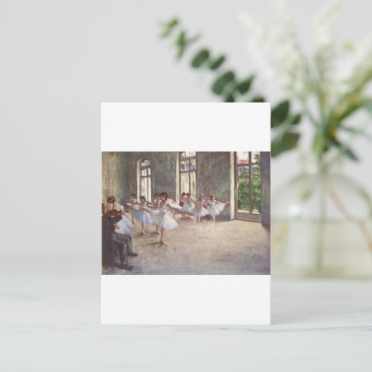 Degas Ballet Dancers Briefkaart (Staand voorkant)