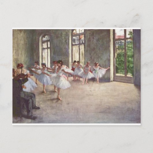 Degas Ballet Dancers Briefkaart (Voorkant)
