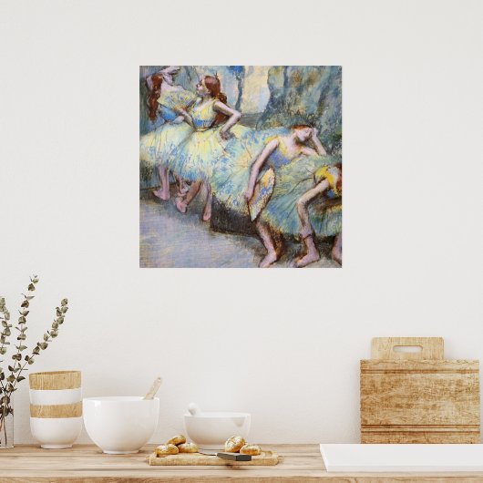Degas Ballet Dancers Impressionist Poster (Keuken)