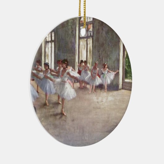 Degas Ballet Dancers Keramisch Ornament (Rechts)
