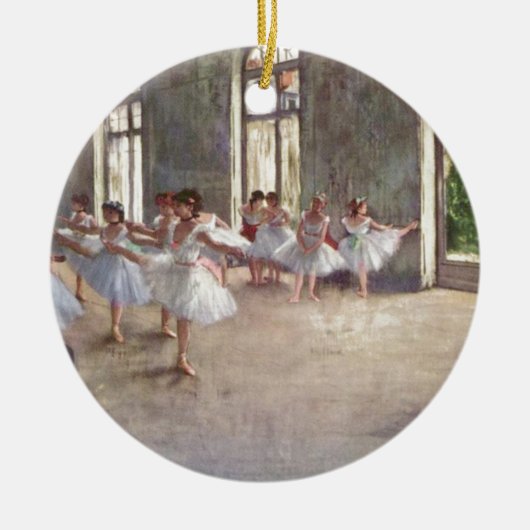 Degas Ballet Dancers Keramisch Ornament (Voorkant)