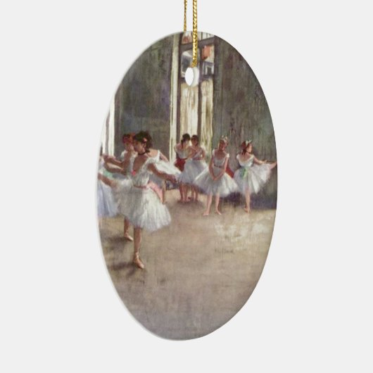 Degas Ballet Dancers Keramisch Ornament (Rechts)