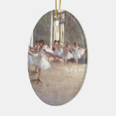 Degas Ballet Dancers Keramisch Ornament (Links)
