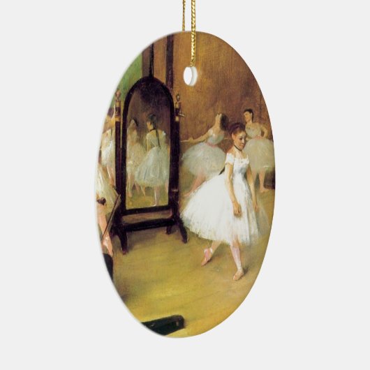 Degas Ballet Dancers Keramisch Ornament (Rechts)