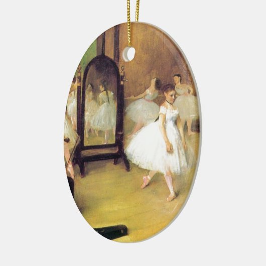 Degas Ballet Dancers Keramisch Ornament (Links)