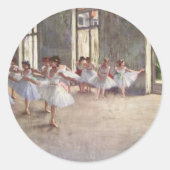 Degas Ballet Dancers Ronde Sticker (Voorkant)