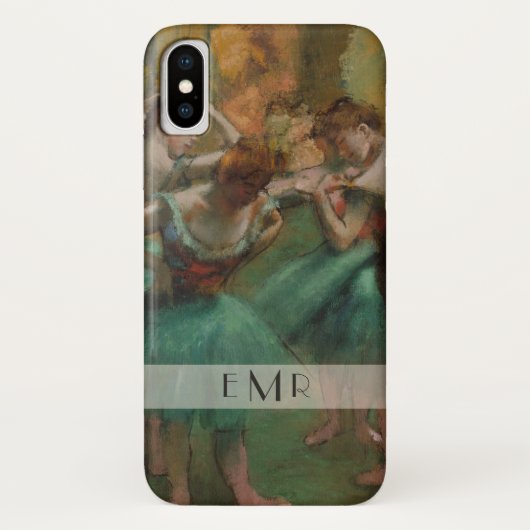 Degas Ballet Dancers | Roze en groen Case-Mate iPhone Case (Achterkant)