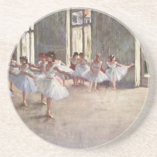 Degas Ballet Dancers Zandsteen Onderzetter (Voorkant)