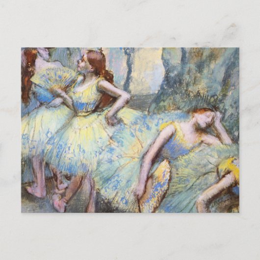 Degas Ballet Danser Kunst Dansers Schilderen Briefkaart (Voorkant)