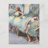 Degas Ballet Danser Kunst Dansers Schilderen Briefkaart (Voorkant)