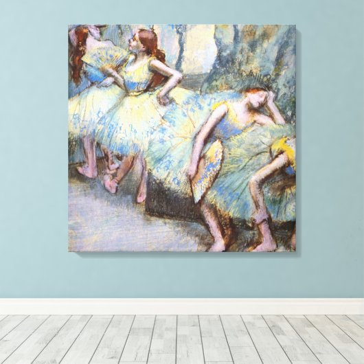 Degas Ballet Danser Kunst Dansers Schilderen Canvas Afdruk (Insitu (Houten vloer))