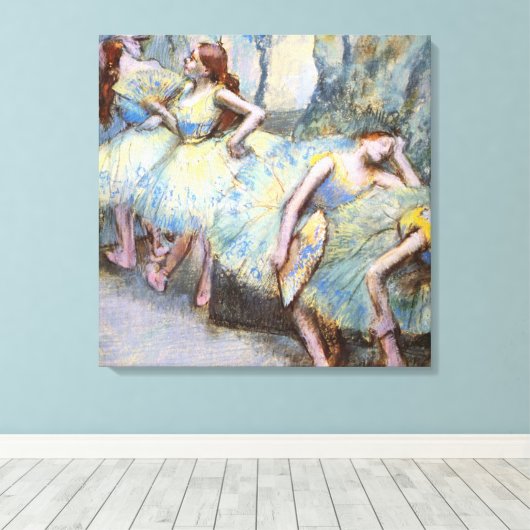 Degas Ballet Danser Kunst Dansers Schilderen Canvas Afdruk (Insitu (Houten vloer))