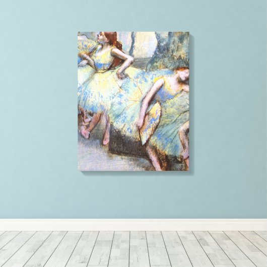 Degas Ballet Danser Kunst Dansers Schilderen Canvas Afdruk (Insitu (Houten vloer))