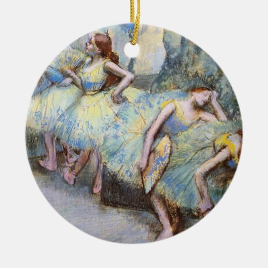 Degas Ballet Danser Kunst Dansers Schilderen Keramisch Ornament (Voorkant)