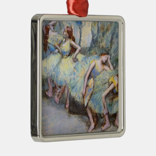 Degas Ballet Danser Kunst Dansers Schilderen Metalen Ornament (Rechts)