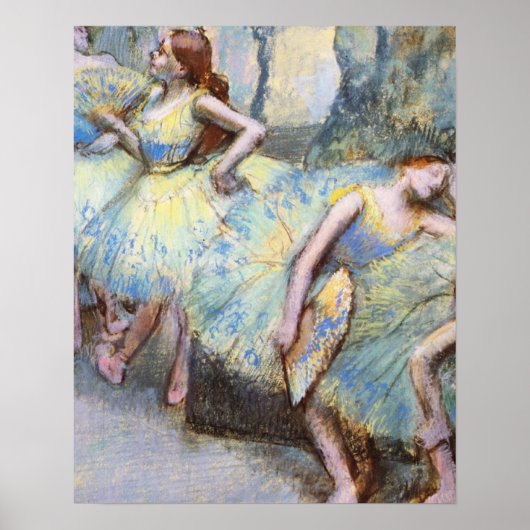 Degas Ballet Danser Kunst Dansers Schilderen Poster (Voorkant)