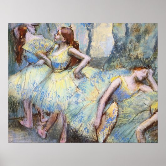 Degas Ballet Danser Kunst Dansers Schilderen Poster (Voorkant)