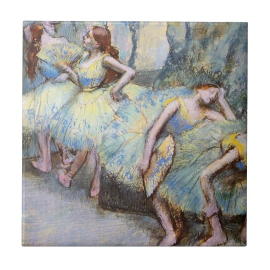 Degas Ballet Danser Kunst Dansers Schilderen Tegeltje (Voorkant)