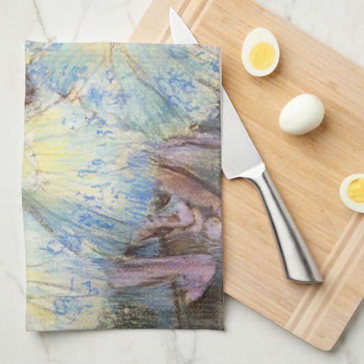 Degas Ballet Danser Kunst Dansers Schilderen Theedoek (Quarter Fold)