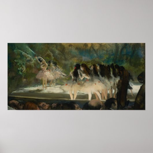 Degas - ballet in de opera van Parijs Poster (Voorkant)