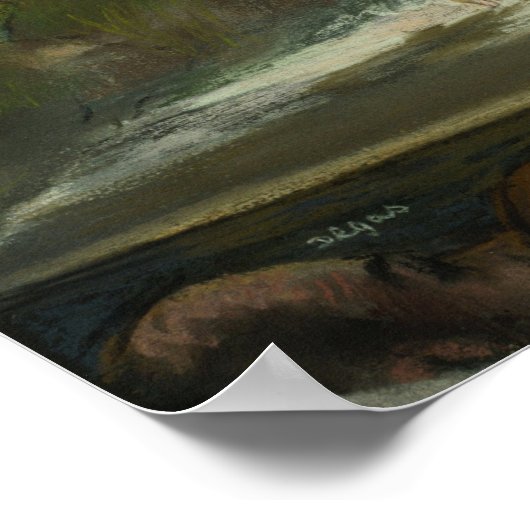 Degas - ballet in de opera van Parijs Poster (Hoek)