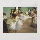 Degas Ballet Rehearsal Dance Class Ballerina Art Briefkaart (Voorkant)