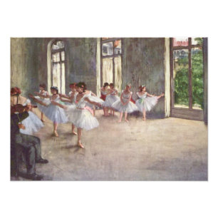 Degas' Ballet Rehearsal Foto Afdruk