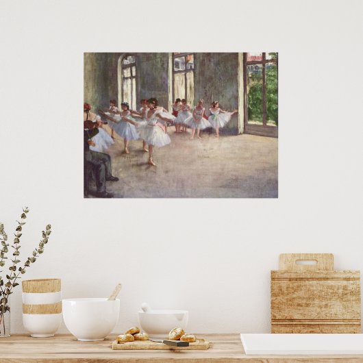 Degas' Ballet Rehearsal Poster (Keuken)