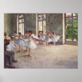 Degas' Ballet Rehearsal Poster (Voorkant)