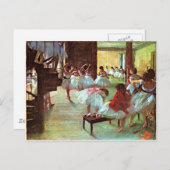 Degas - Ballet School Briefkaart (Voorkant / Achterkant)