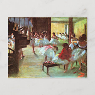 Degas - Ballet School Briefkaart